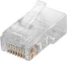 RJ45 Plug, CAT 6 UTP unshielded - for round cable