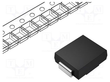 Diode: TVS; 1.5kW; 44.4÷49.3V; unidirectional; ±5%; SMC; reel,tape DIOTEC SEMICONDUCTOR 1.5SMCJ40A-DIO