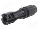 Connector: solar; male; 10mm2; with contacts; crimped; plug; 60A CABUR