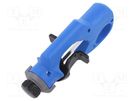 Stripping tool; Øcable: 4.5÷29mm; Wire: round; Tool length: 140mm WEICON