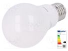 LED lamp; warm white; E27; 230VAC; 806lm; P: 9W; 2700K; CRImin: 80 ams OSRAM