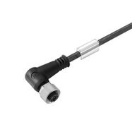 Соединительный кабель; M12; PIN: 4; под углом; 5 м; штекер; 250VAC; 4A; -25÷80°C