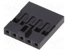 Plug; pin strips; male/female; Mini-PV™; 2.54mm; PIN: 5; for cable Amphenol Communications Solutions