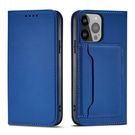 Magnet Card Case for iPhone 13 mini cover card wallet card stand blue, Hurtel
