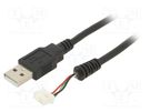 Cable-adapter; 1.2m; USB; USB A ELATEC