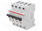 Circuit breaker; 230/400VAC; Inom: 100A; Poles: 1; Charact: C; 6kA ABB