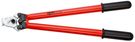 KNIPEX 95 27 600 Cable Shears for two-hand operation with dipped insulation, VDE-tested 600 mm