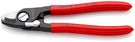 KNIPEX 95 41 165 Cable Shears plastic coated burnished 165 mm