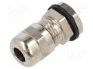 Cable gland; PG7; IP66,IP68; brass; 10pcs. ALPHA WIRE