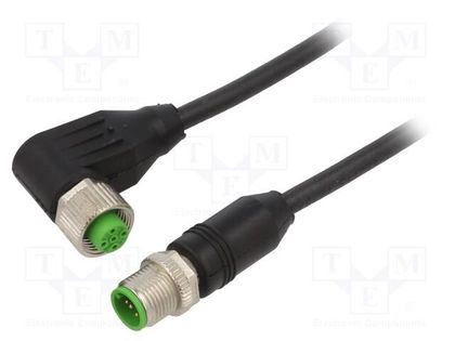 Connection lead; M12; PIN: 5; 10m; 4A; 7000; Colour: black MURR ELEKTRONIK 7000-40541-6431000