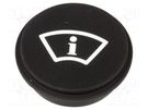 Button; round; Ø21mm; black; 09 EAO