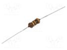 Inductor: ferrite; THT; 100uH; 600mA; 700mΩ; Ø5.2x12mm; ±20%; 3.5MHz EPCOS
