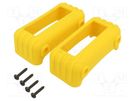 Silicone protector; thermoplastic rubber; Colour: yellow; 2pcs. TAKACHI