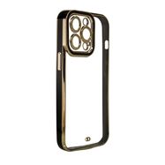 Fashion Case Cover for Xiaomi Redmi Note 11 Pro Gold Frame Gel Cover Black, Hurtel