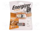 Torch: LED headtorch; 3h; 80lm,500lm; IPX7; 75m ENERGIZER