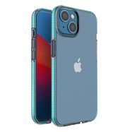 Spring Case case for iPhone 14 silicone case with a frame light blue, Hurtel