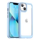 Outer Space Case iPhone 14 Plus hard cover with gel frame blue, Hurtel
