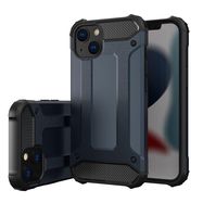 Hybrid Armor case for iPhone 14 Plus armored hybrid cover blue, Hurtel