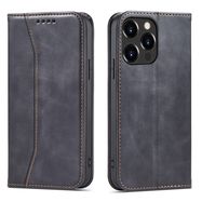 Magnet Fancy Case case for iPhone 14 Plus flip cover wallet stand black, Hurtel
