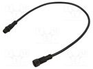 Cable: for sensors/automation; PIN: 8; M12-M12; 0.5m; plug; plug AMPHENOL LTW
