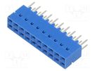 Socket; PCB to PCB; female; PIN: 20; 2.54mm; THT; Dubox®; 2A; FCI Amphenol Communications Solutions