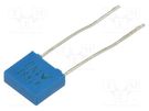 Capacitor: polyester; 100nF; 40VAC; 63VDC; 5mm; ±10%; 7.3x6.5x2.5mm EPCOS