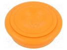Grommet; elastomer thermoplastic TPE; orange; Øcable: 0÷22mm OBO BETTERMANN
