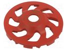 Grinding wheel; Ø: 125mm; Øhole: 22.2mm; concrete,stone Milwaukee