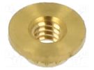 Threaded insert; brass; M2; BN 37905; L: 1.35mm; for plastic TAPPEX