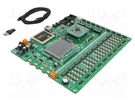 Dev.kit: ARM ST; DS1820,LM35,VS1053; Add-on connectors: 2 MIKROE