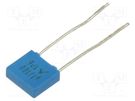 Capacitor: polyester; 100nF; 63VAC; 100VDC; 5mm; ±5%; 7.3x6.5x2.5mm EPCOS
