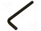 Wrench; inch,hex key; HEX 1/4"; Overall len: 96mm BAHCO