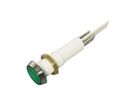 Indicator with neon lamp 230V Ø10mm green