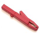 Crocodile clip 34A, for AK2SRT 4mm connection, red