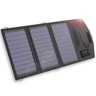 Travel solar battery 15W with powerbank 1000mAh 2xUSB + USB-C 5V 3A Max Allpowers