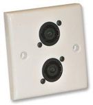 WALL PLATE, 2 X 4P SPEAKON CONNECTOR