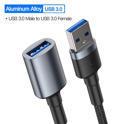 Kaabel USB 3.0 A pistik - A pesa pikendus 1,0 m 2 A tumehall Cafule BASEUS CADKLF-B0G 6953156214460