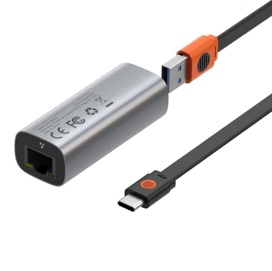 Võrguadapter USB-A/USB-C – RJ45 Gibabit