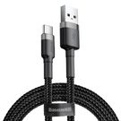 Cable USB A plug - USB C plug 3.0m QC3.0 grey+black BASEUS