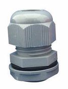 CABLE GLAND NYL M25 33MM LTH GRY 10/PK