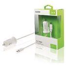 Car Charger 2.4 A Micro USB White