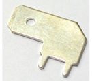 Terminal:flat;6.3mm;0.8mm;male;angled;THT;brass;tinned