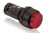 Compact pushbutton, illuminated, red, 1NC, 230V ABB