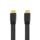 High Speed HDMI™ Cable with Ethernet | HDMI™ Connector | HDMI™ Connector | 4K@30Hz | 10.2 Gbps | 5.00 m | Flat | PVC | Black | Polybag