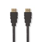 High Speed HDMI™ Cable with Ethernet | HDMI™ Connector | HDMI™ Connector | 1080p@60Hz | 10.2 Gbps | 1.00 m | Round | PVC | Black | Tag