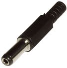 Штекер питания для кабеля постоянного тока 2,1 / 5,5 мм под пайку
