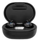 Juhtmeta Bluetooth 5.0 kõrvaklapid mikrofoniga, must