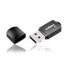 Wireless USB-Adapter AC600 2.4/5 GHz (Dual Band) Black