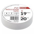 Electrical Insulation Tape PVC 19mm x 013mm x 20m, White