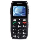 FM-7500 Simple mobile phone for seniors with SOS panic button black